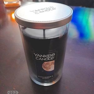 Yankee Candle's Signature Medium Pillar Candle Midsummer's Night 12oz (One Wick)